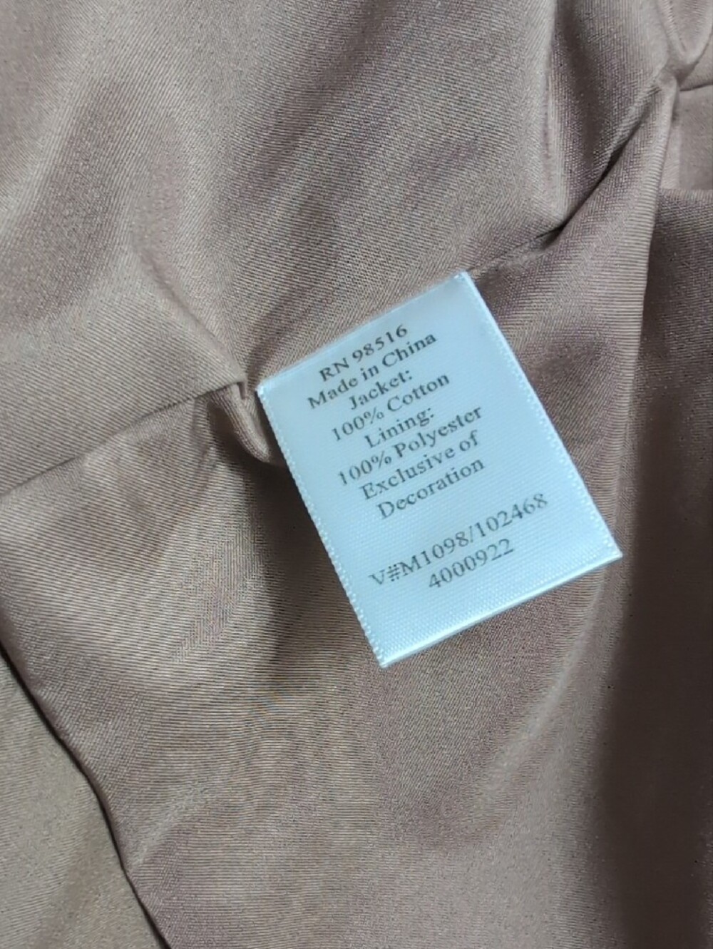 Coldwater Creek Taupe Short-Sleeve Embellished Jacket - Picture 9 of 9